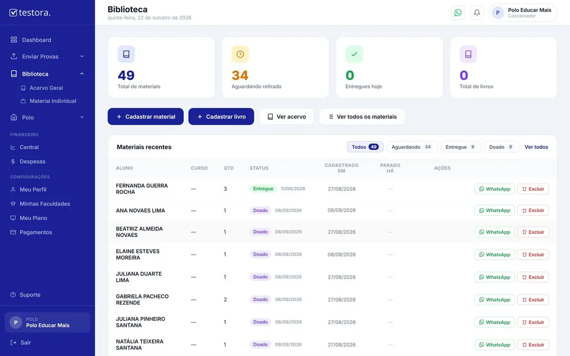 Biblioteca do polo